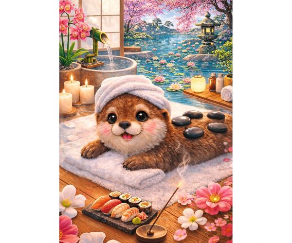 Puzzel de calitate premium plus cu vidra zâmbitoare 500buc - Trefl