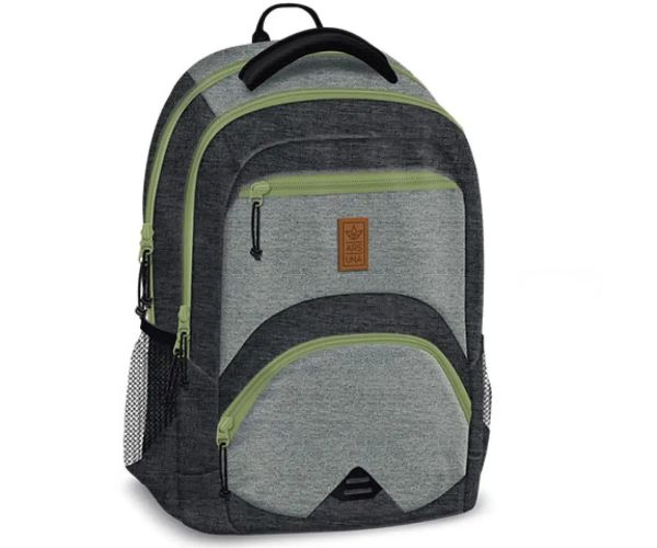 Ars Una: gri deschis și închis ergonomic 27 de litri rucsac, ghiozdan