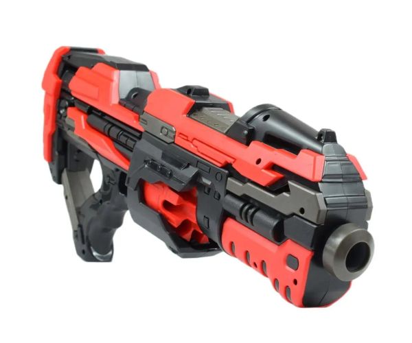 Pro Attack: Pistol electronic cu burete și cartușe 45cm
