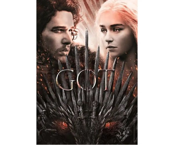 Game of Thrones: The Iron Throne 1000 bucăți puzzle - Clementoni