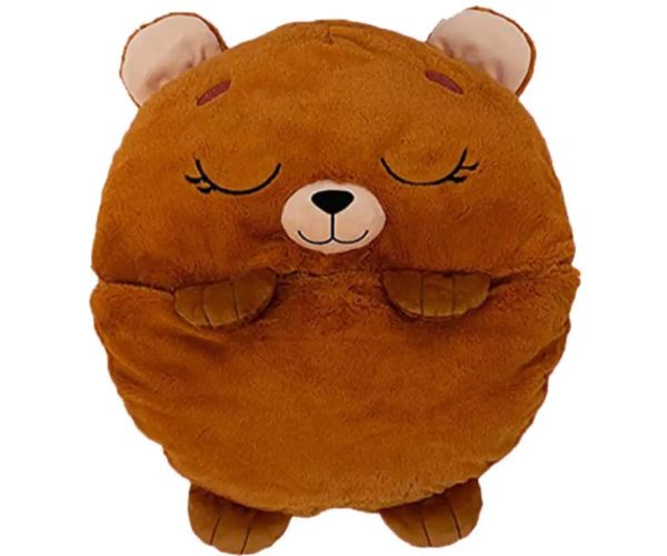 Happy Nappers: Ursuleț maro pernă sac de dormit 137cm