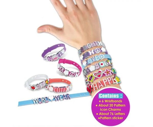 Girls Creator set de făcut brățară cu mărgele litere