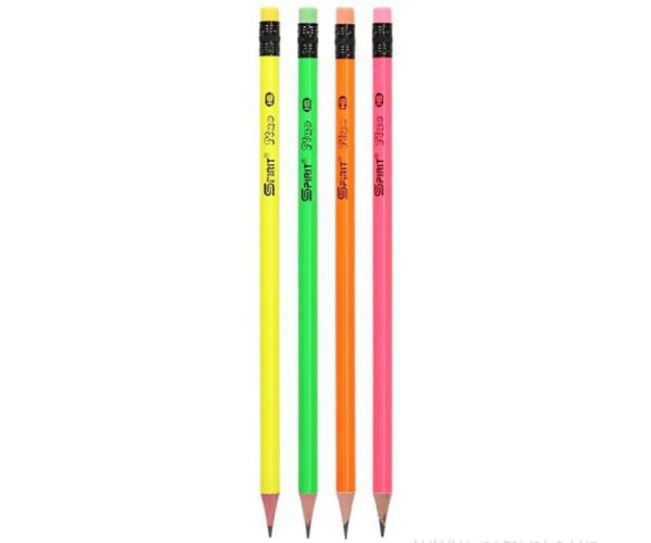 Spirit: Fluo creion grafit cu radieră mai multe variante