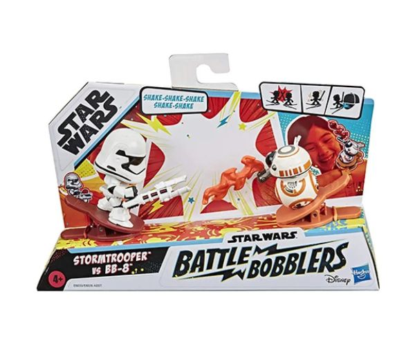 Star Wars Battle Bobblers BB-8 vs Stormtrooper figurină - Hasbro