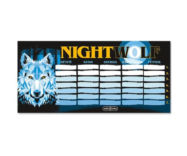 Ars Una: Nightwolf o singură foaie, două fețe orar (lb. maghiară)