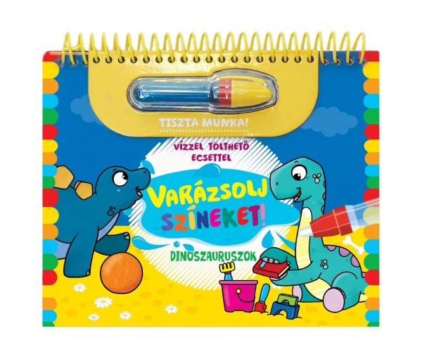 Fă magie cu culori! - Caiet de activități cu dinozauri