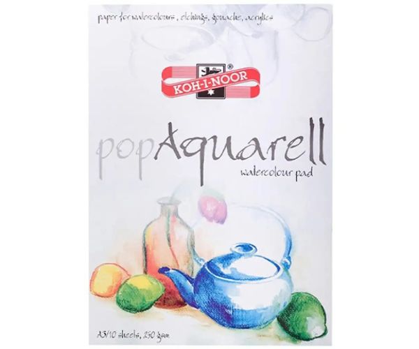 ICO: KOH 9920 Caiet de desen fără lemn Pop Aquarell A3 de 10 bc