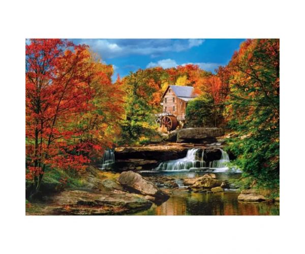 Moara de apă în pădure HQC puzzle 2000 bucăți - Clementoni