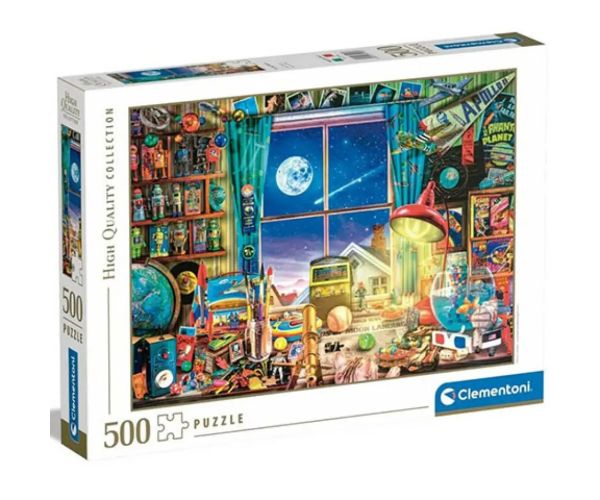 Călătorie pe lună HQC puzzle 500 bucăți - Clementoni