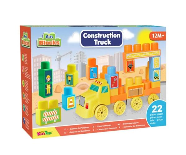 Construction Truck set jucărie de construcție 22 bucăți