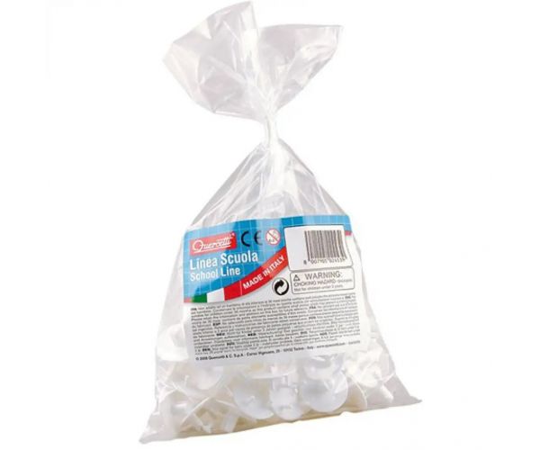 Quercetti: Connettori angrenaj accesoriu School Line set 50 bucăți
