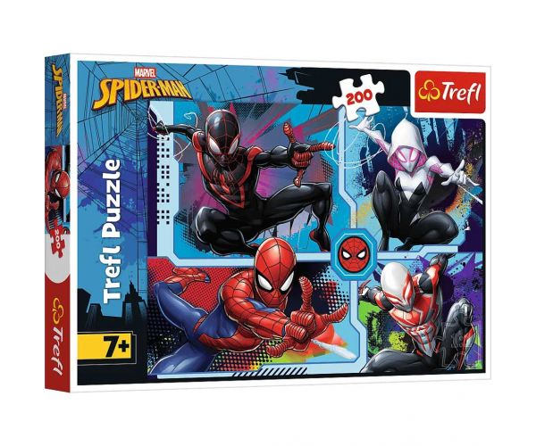 Puzzle Marvel Spider-Man 200 de piese - Trefl