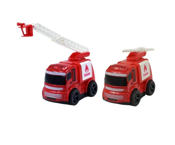 Fire Rescue: Camion de pompieri in două versiuni, cu design 1 bucată