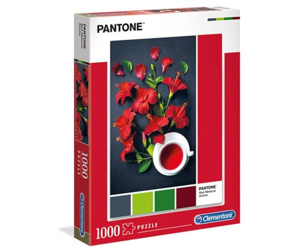 Pantone Hibiskus ceai puzzle 1000 bucăți - Clementoni