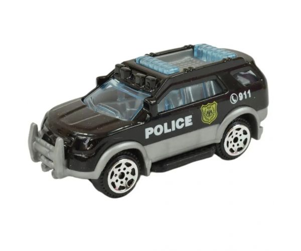 World of Trucks: Mașină de poliție 7 cm în diferite versiuni