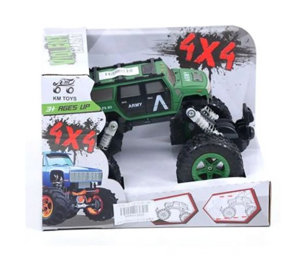 Jeep vehicul militar cu arcuri 4x4.
