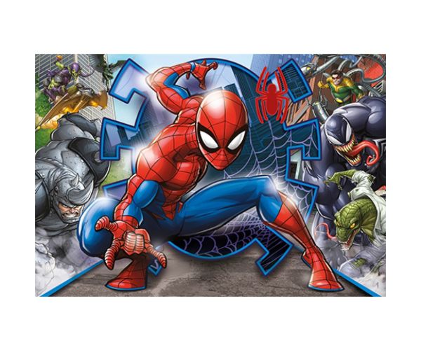 Marvel Spider-Man Supercolor puzzle de 104 piese - Clementoni