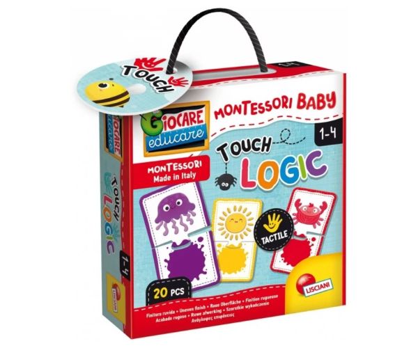 Joc de asociere logică Montessori Baby Touch culori - Lisciani
