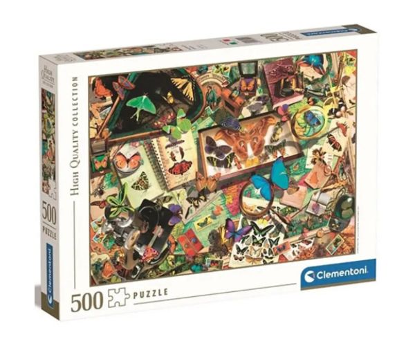 Colecție de fluturi HQC 500 bucăți puzzle - Clementoni