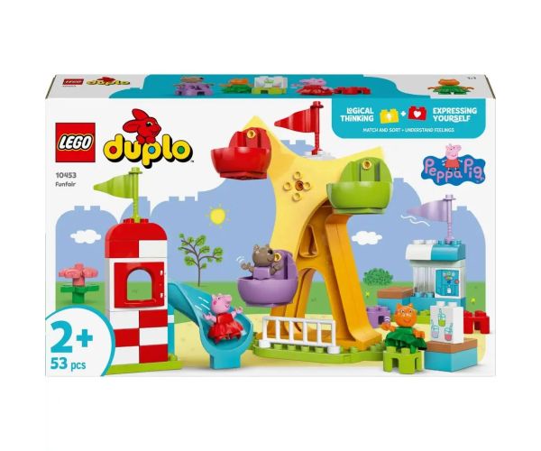 LEGO® DUPLO®: Peppa Porcu Parcul de Distracții (10453)