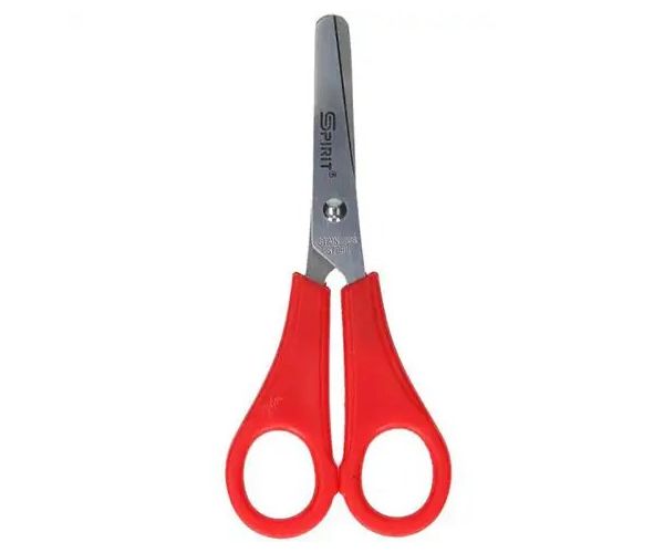 Spirit: Foarfecă cu vârf rotund 13cm cu lamă de oțel inoxidabil mai multe culori 1bc