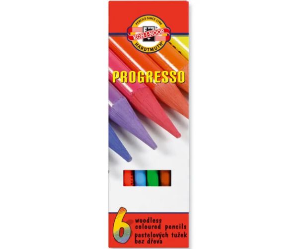 ICO: Progresso creion pastel 6buc Koh-I-Noor