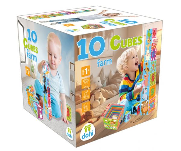 10+Cube Joc de Cuburi - Fermă