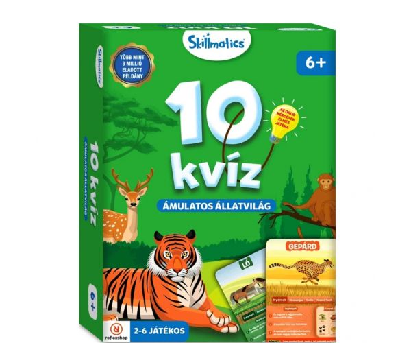 10+quiz - Joc de societate despre lumea animalelor uimitoare