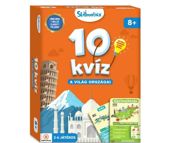 10+quiz - Joc de societate despre țările lumii