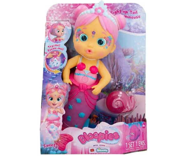 Bloopies: Sirenă baby haioasă cu înotătoare care luminează