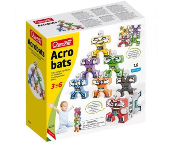 Quercetti: Acrobats set de joacă educativă 16 bucăți