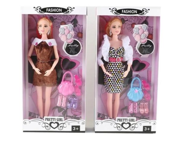 Pretty Girl: Set păpușă de modă cu accesorii mai multe variante 30cm