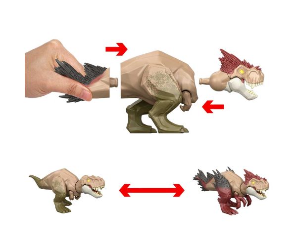 Jurassic World: Mayhem Mix-Ups DIY Mutant dinozaur T-Rex - Mattel