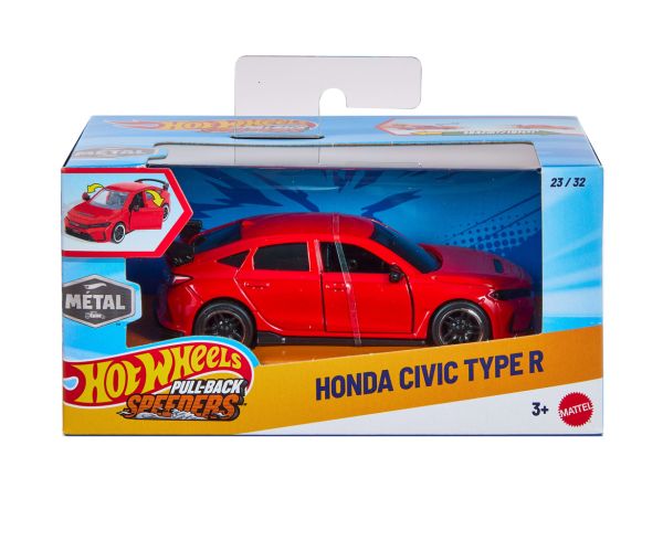 Hot Wheels: Honda Civic Type R mașinuță cu arc 1/43 - Mattel