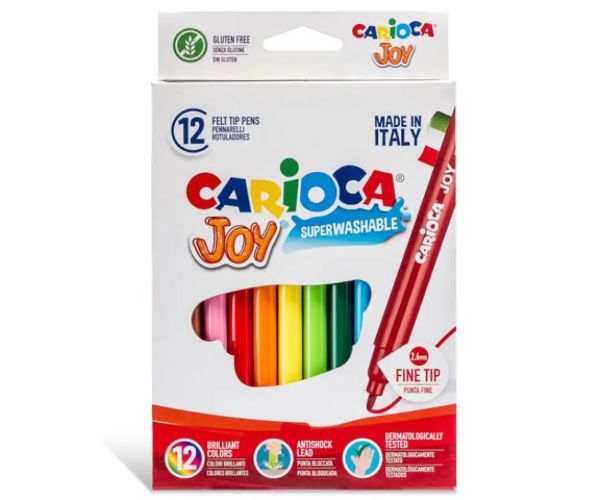 Set markere lavabile 12 bucăţi - Carioca