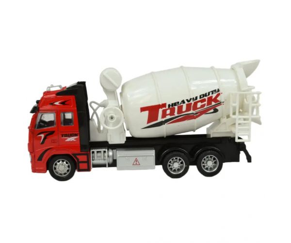 Mașină din aliaj: Camion de beton cu roți cu lumină și sunet în două variante 19cm 1buc