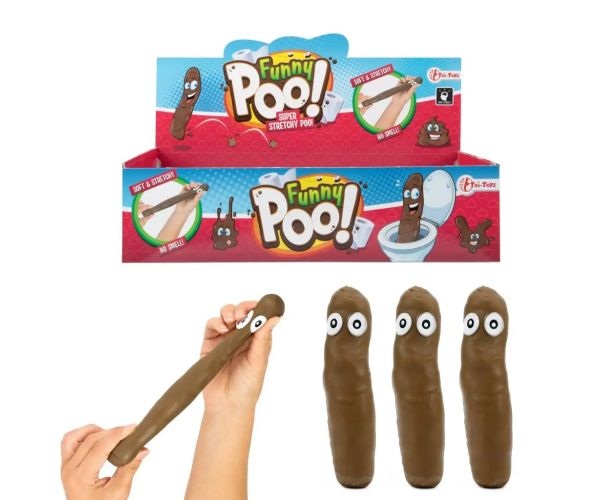 FunnyPoo, o figură amuzantă de caca extensibilă 1buc