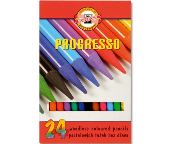 ICO: Progresso creion pastel 24buc Koh-I-Noor