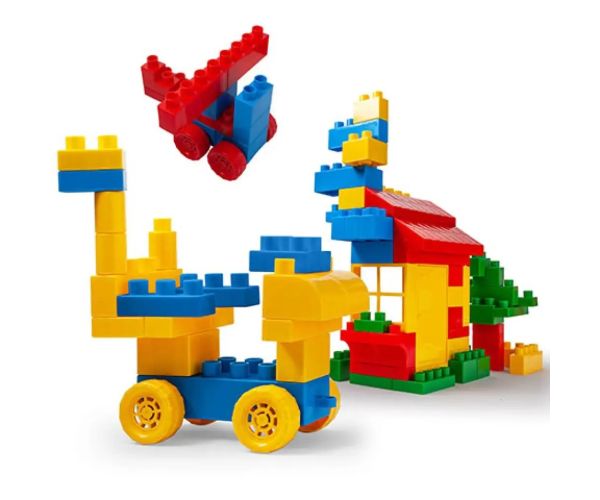 Kids Bloks blocuri de construcții 90 bucăți set - Wader