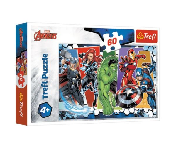 Neînvinșii Avengers puzzle 60 bucăți - Trefl