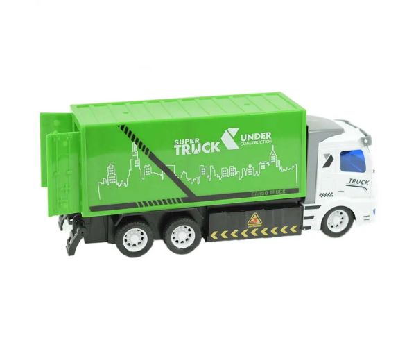 Camion de gunoi cu telecomandă RC cu efecte de lumină la scară 1/48 18cm