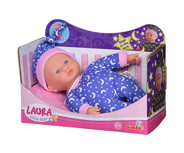 Laura Little Star păpușă fosforescentă în pijama - Simba Toys