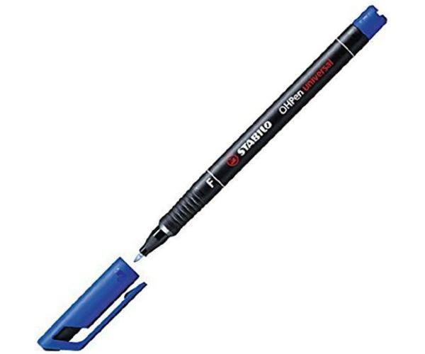 Stabilo OHPen universal F marker cu alcool culoarea albastră 0,7mm
