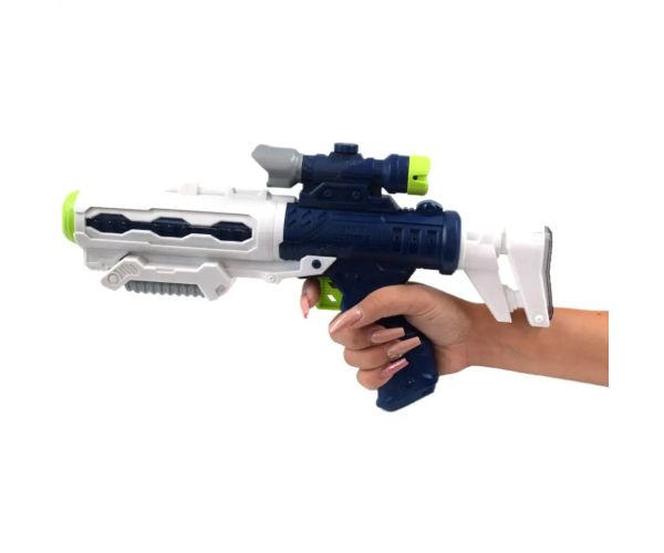 Space Weapon: Pistol spațial proiector cu lumină și sunet 34cm