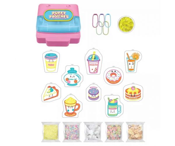 Puffy Pouches: set de design Pufi charm - cafenea