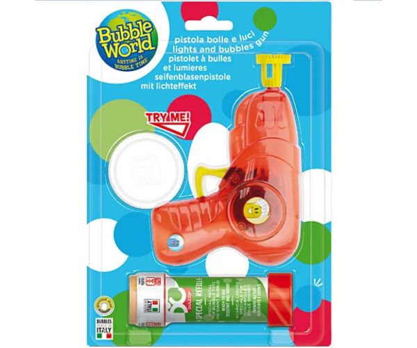 Set pistol baloane de săpun cu 60ml lichid