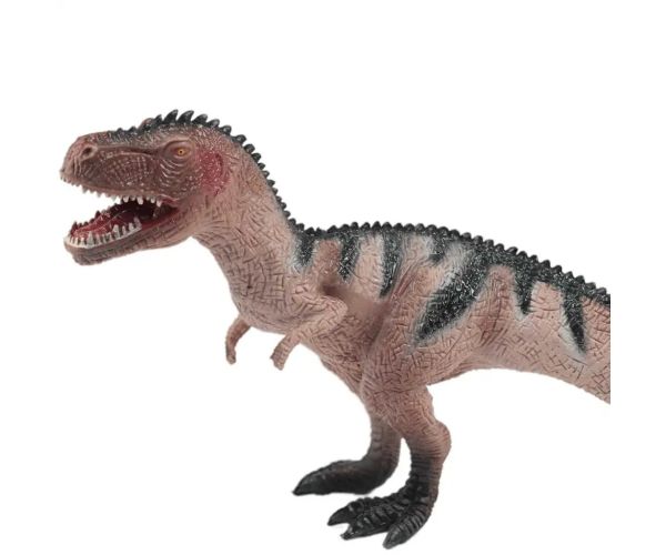 Dino World: Figurină de dinozaur Giganotosaurus de 16 cm bogat detaliată, în ambalaj decorativ
