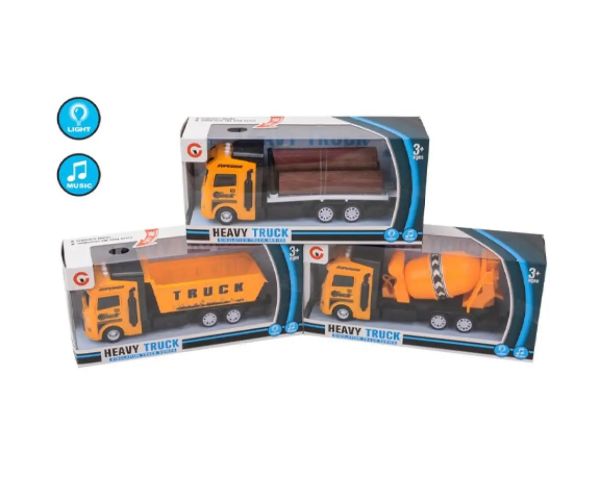Camion de construcție mai multe variante cu efecte de sunete și lumini