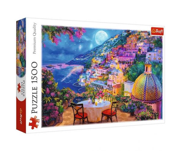 Întâlnire în Positano - puzzle de 1500 de piese - Trefl