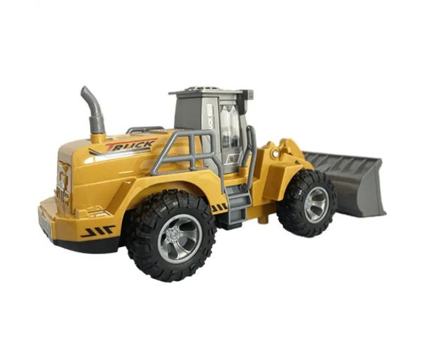 Mașină de lucru buldozer cu telecomandă RC cu efecte de lumină la scară 1/30 24cm